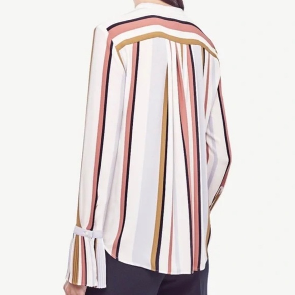 Ann Taylor Striped Blouse - Picture 8 of 9